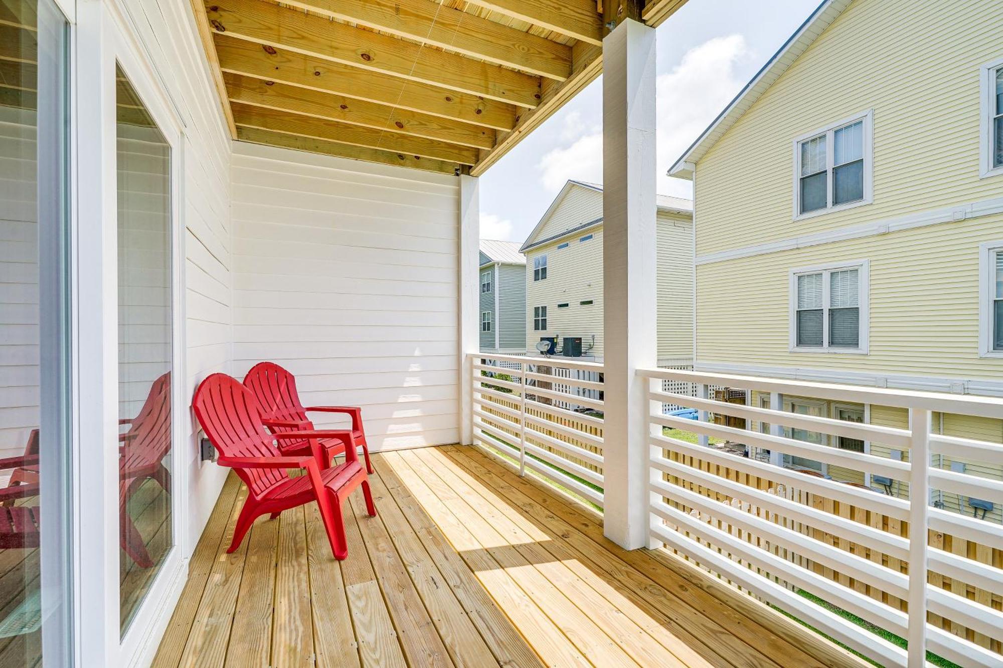 Carolina Beach Vacation Rental With Rooftop Terrace Exterior photo